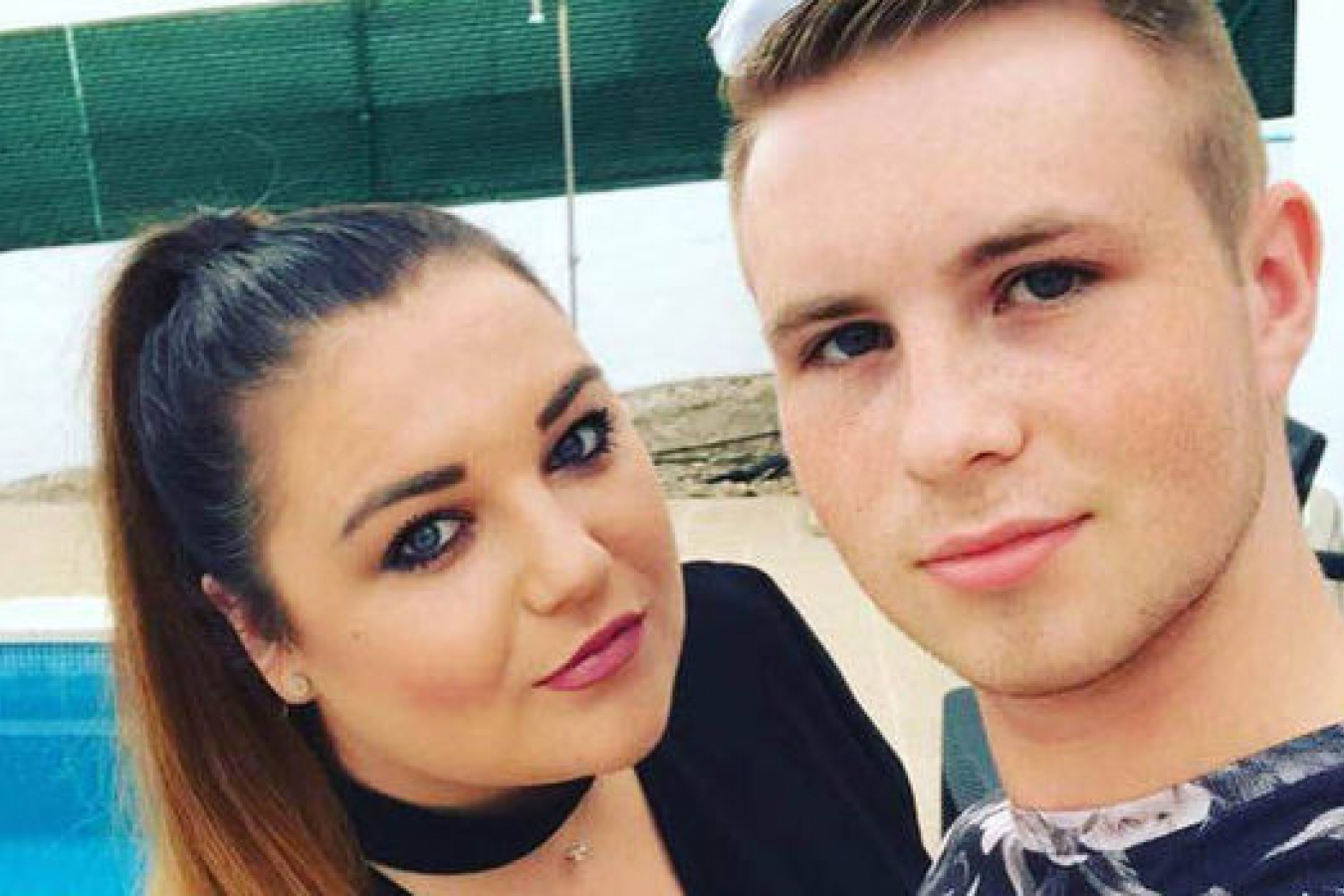 Shane Ridge with his girlfriend Shane Ridge with his girlfriend