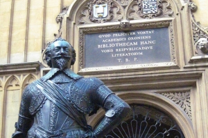 Entrance to the Bodleian Library, Oxford University