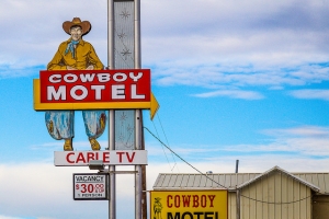 Cowboy Motel, U.S. Route 60 Amarillo, TX - A type of business started by E2 investors