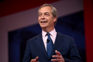 Nigel Farage founder of UKIP and Brexit Party