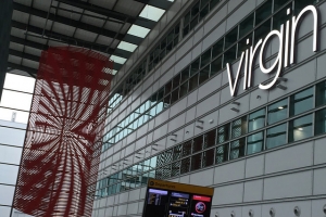 Giant sculpture in Terminal 3, Heathrow Airport