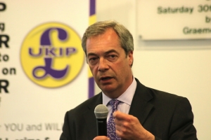 Nigel Farage former leader of pro-Brexit UKIP