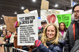 No Ban, No Wall Protest at Philadelphia International Airport 29 January 2017