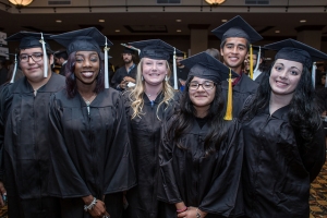 University students at graduation