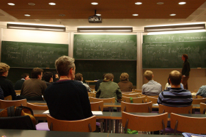 Pure mathematics lecture in the Centre for Mathematical Sciences, University of Cambridge