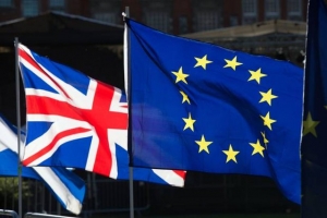 UK and EU Flag