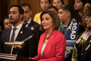 Nancy Pelosi, Speaker of House of Representatives at Democrats DACA Press Conference November 12, 2019