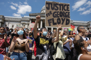 Kneel for Floyd – Black Lives Matter protest, central London 31st May 2020