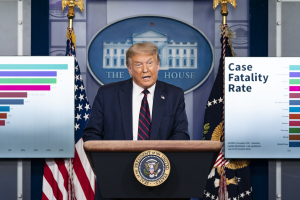 Donald Trump White House Press Briefing about coronavirus 21 July 2020