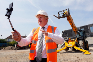 Boris Johnson Hereford County Hospital 11 August 2020