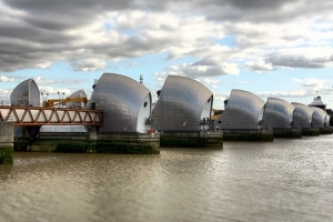 Thames Barrier, Newham, London, UK