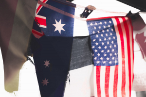Australian & US Flags