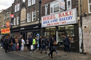 Brick Lane, London, home to Bangladeshis and before that Jews.