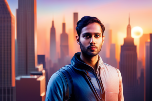 Indian IT Worker New York AI Generated