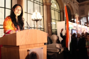 Priti Patel at an Indian Diaspora event at the Foreign & Commonwealth Office in London, 17 October 2014.