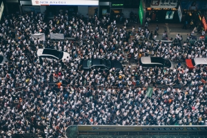 Causeway Bay, Hong Kong - More than 1 million marched in protest against controversial extradition bill, 09/06/2019