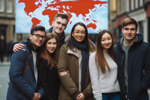 Overseas Students in the UK AI Generated