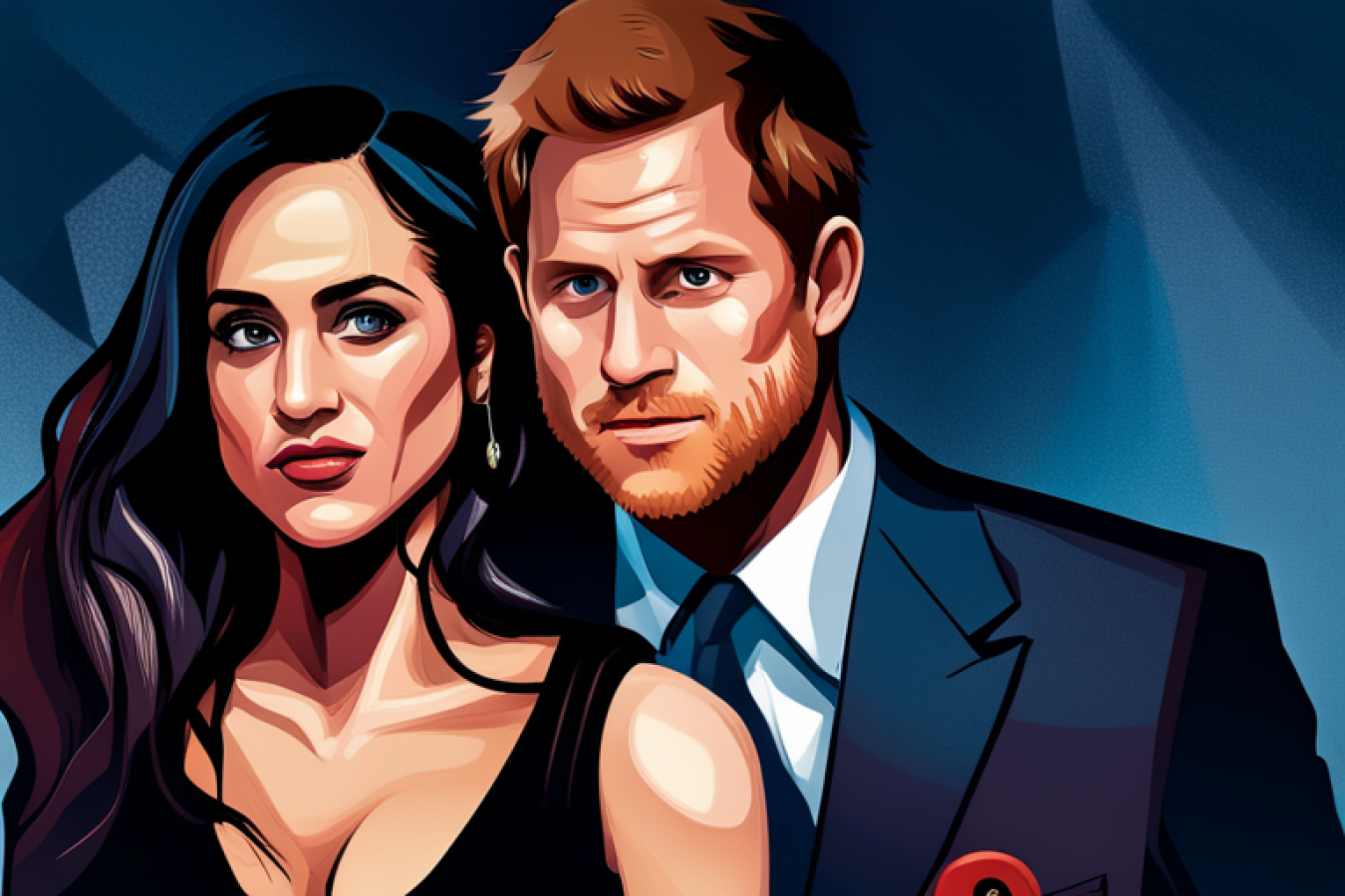 Prince Harry and Meghan Markle AI Generated