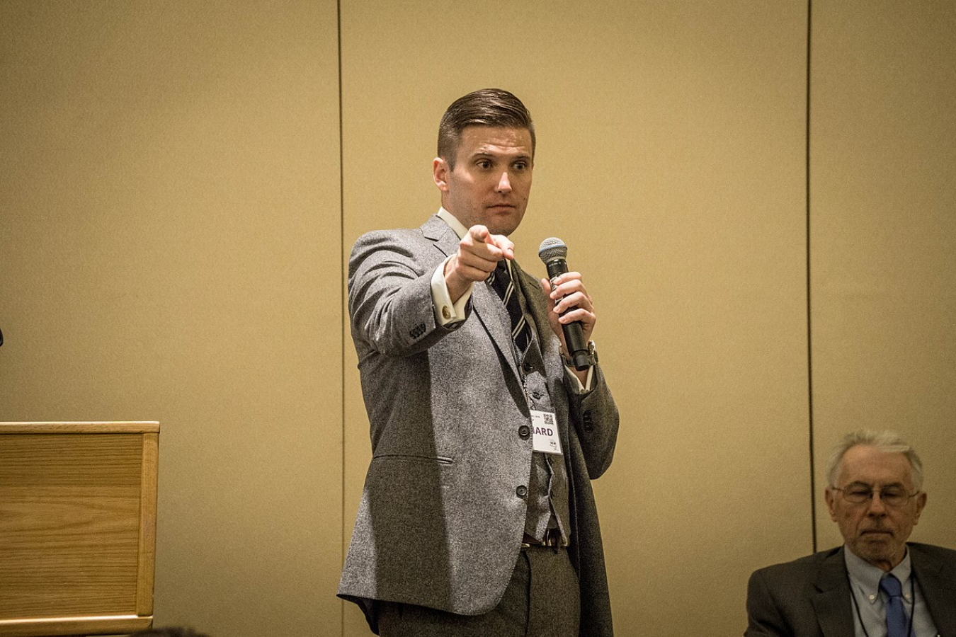 Richard B. Spencer neo-nazi at the Ronald Reagan Building, Washington, D.C., on November 19, 2016