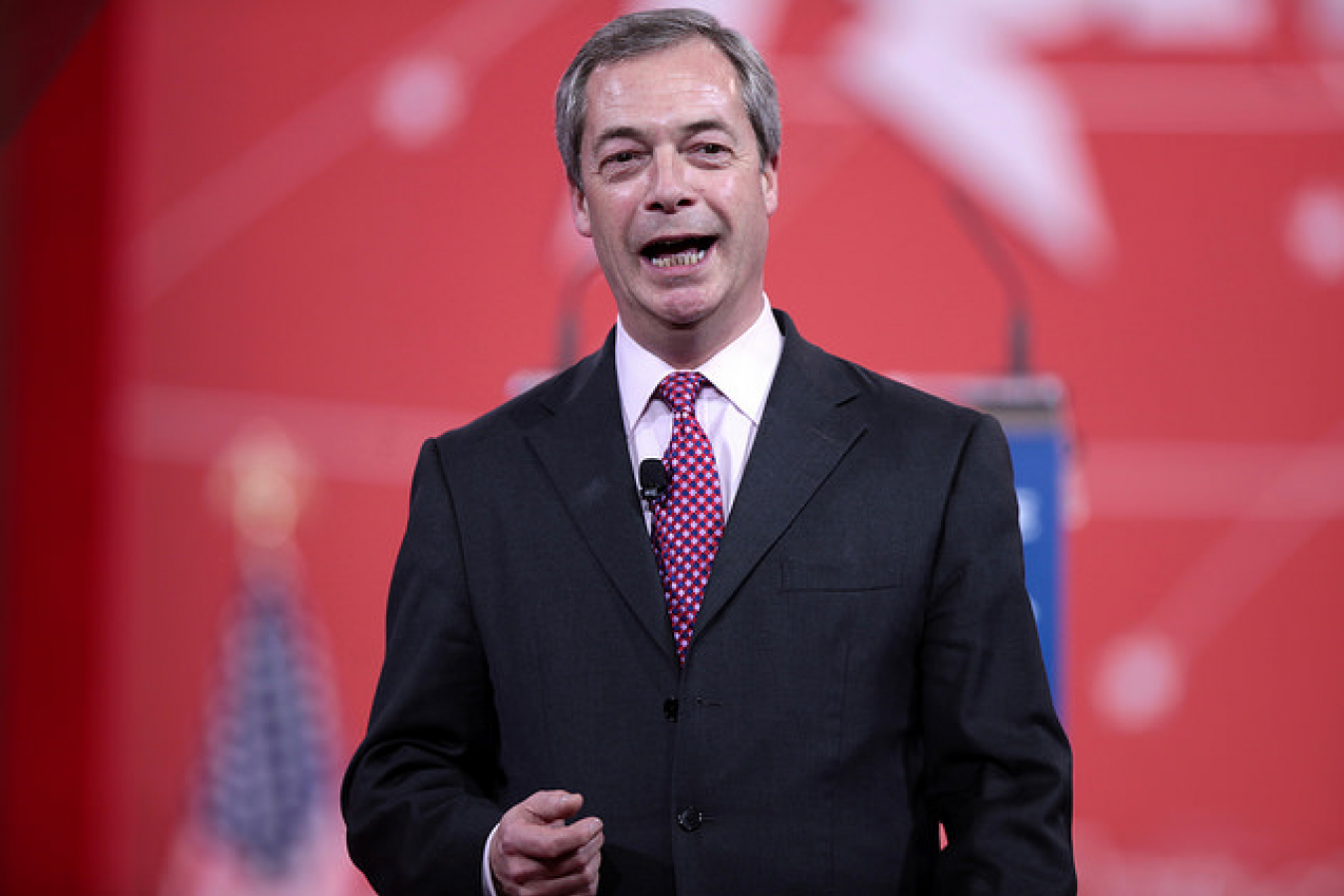 Nigel Farage former Leader of UKIP UK Independence Party