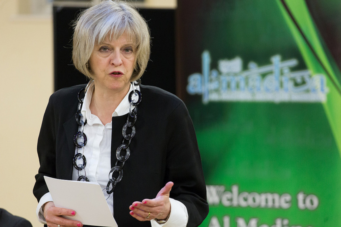 Theresa May visits Al Madina Mosque