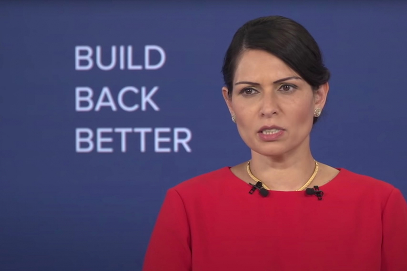 Priti Patel gave keynote speech at Tory Party Conference 4 October 2020
