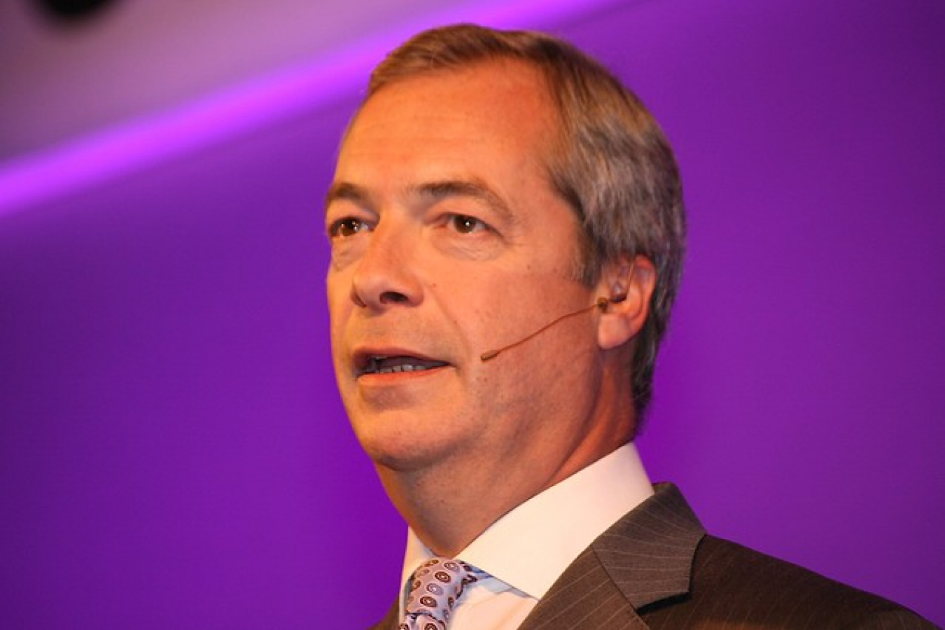 Nigel Farage leader of Brexit Party and founder of UKIP