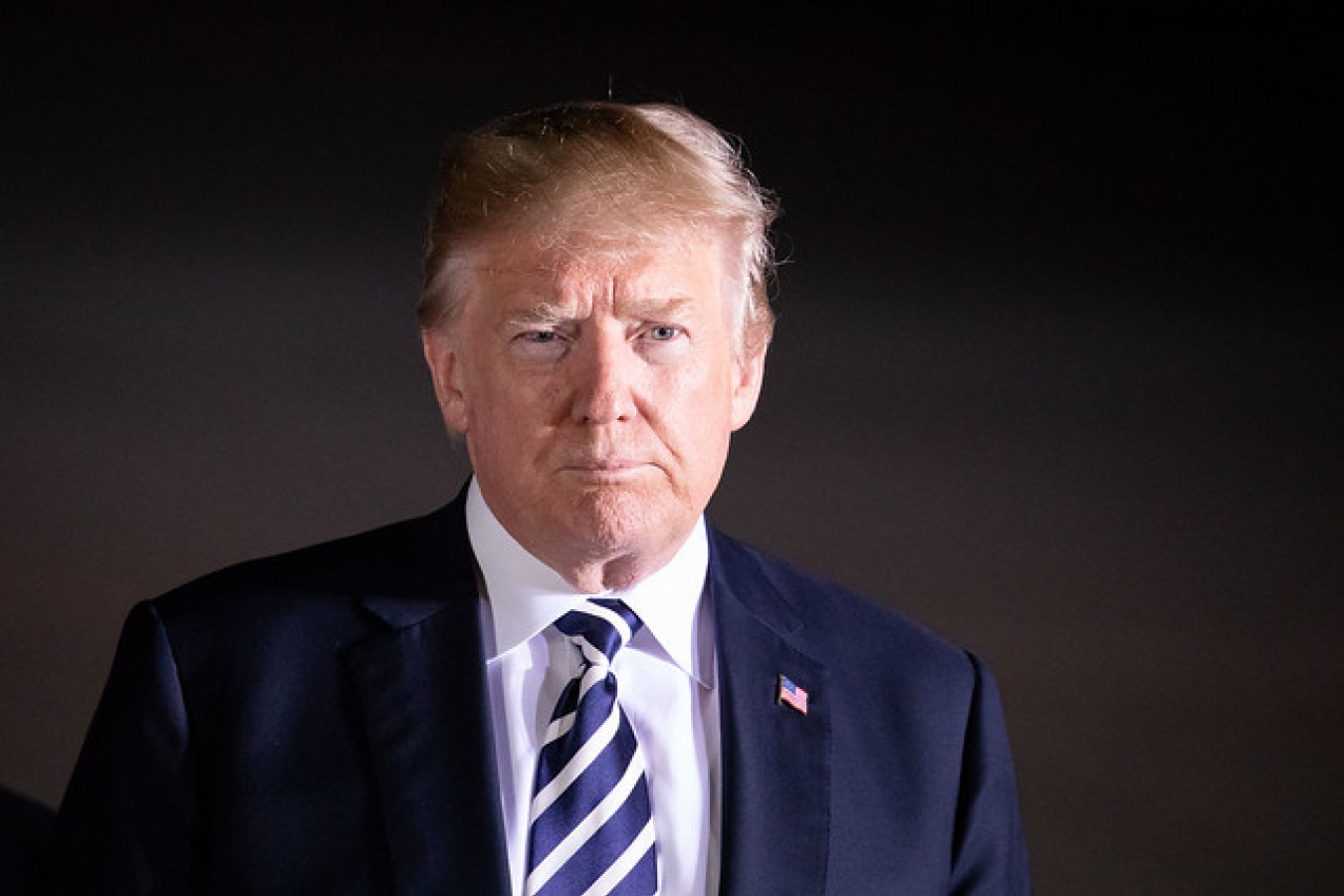 President Trump at Joint Base Andrews in Maryland