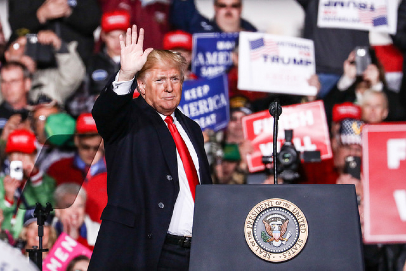 Trump MAGA rally in Mosinee, Wisconsin