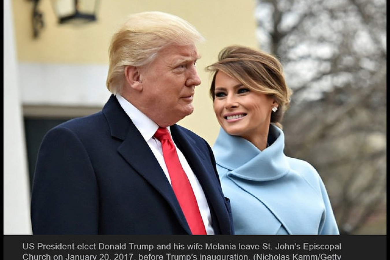 Donald Trump and Melania Trump