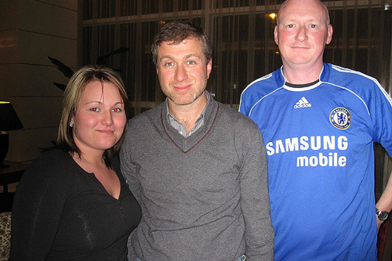 Roman Abramovich Russian Billionaire formerly on Tier 1 Investor Visa - Chelsea - Sheraton Porto - 22/02/07