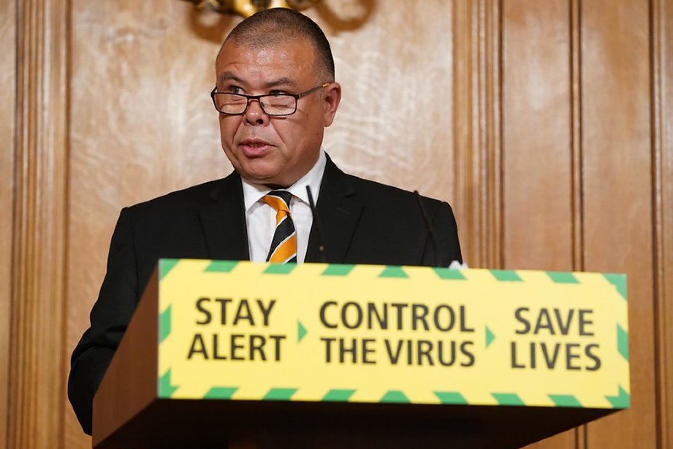 Deputy Chief Medical Officer, Professor Jonathan Van-Tam in 10 Downing Street 30 May 2020