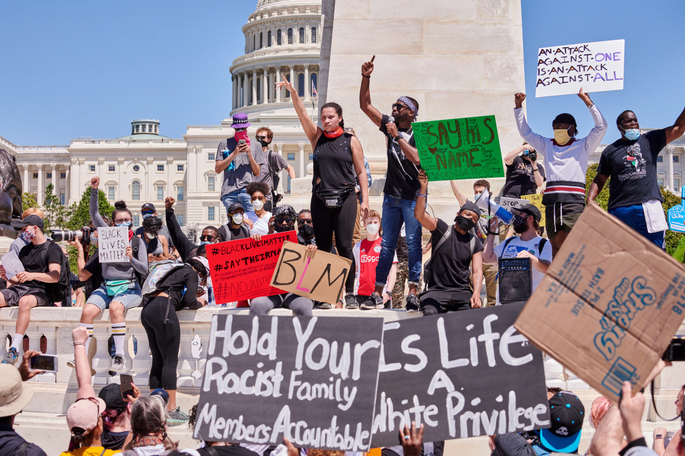 George Floyd Protest in Washington, DC - 30 May 2020