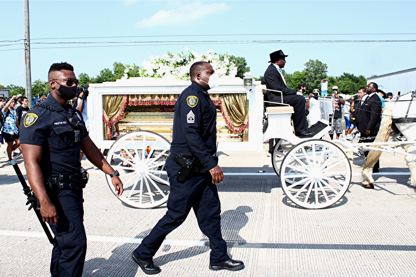 George Floyd funeral procession 9 June 2020