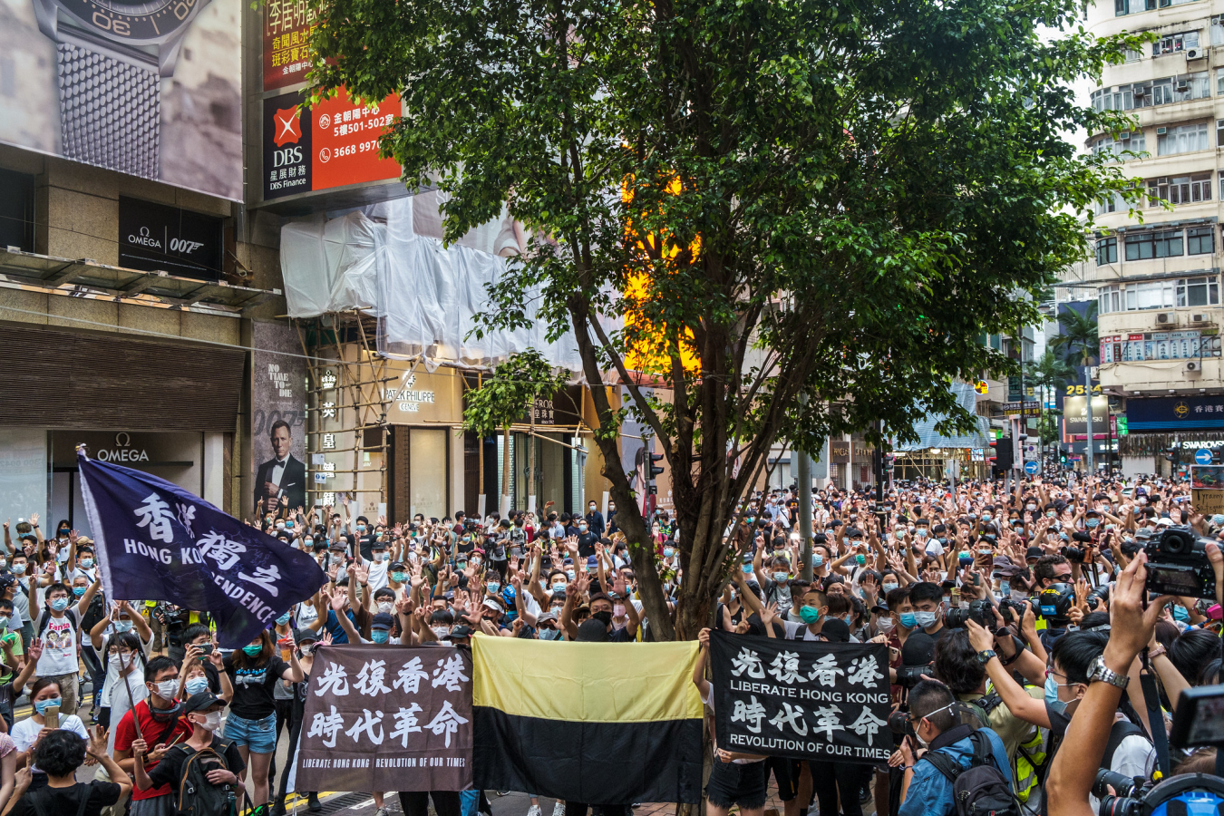 Hong Kong Demonstration 1 July 2020