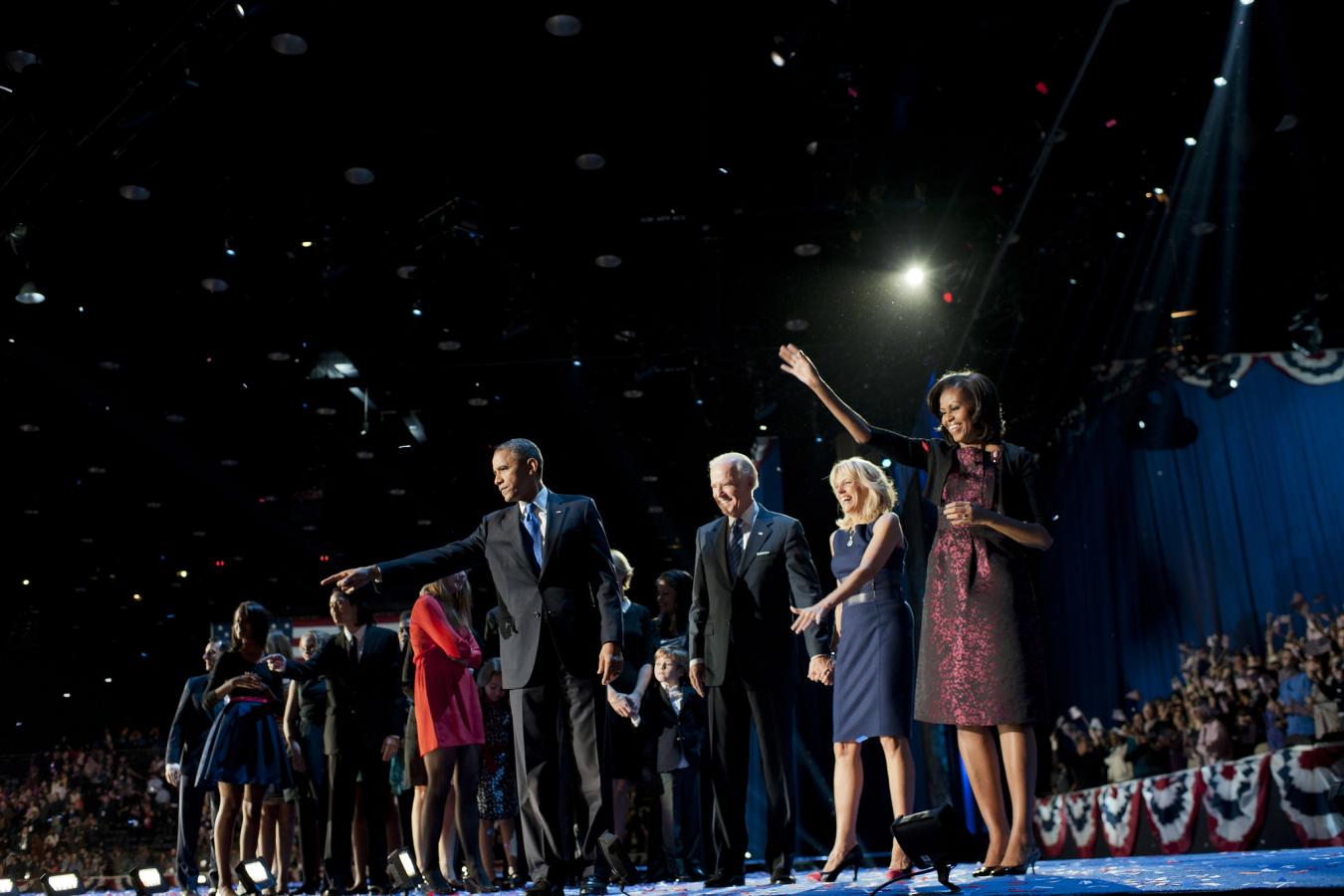 Barack Obama and Joe Biden on Election Day - November 6th 2012