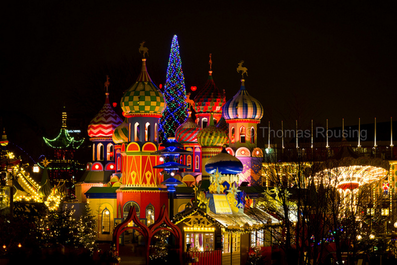 Tivoli Christmas town, Russia