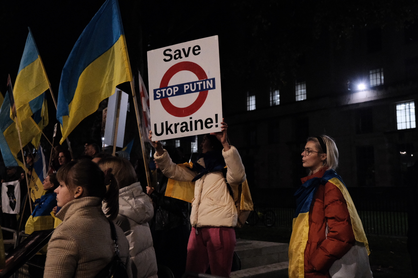 Ukraine demonstration 12 November 2022