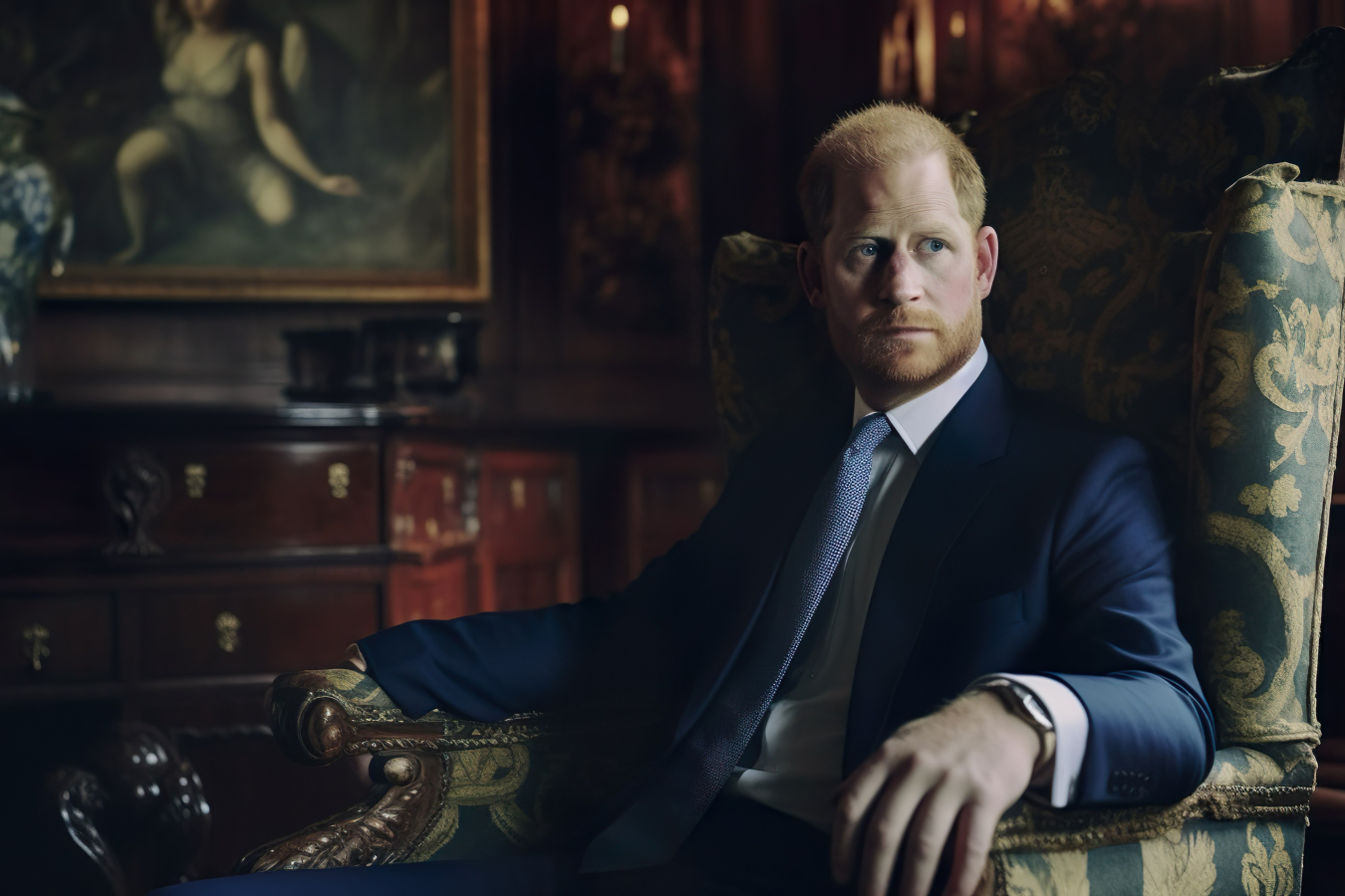  AI generated, Prince harry, Duke of Sussex image