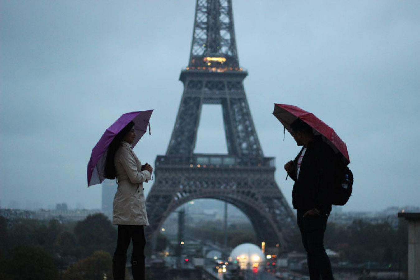 Holidaymakers in Paris