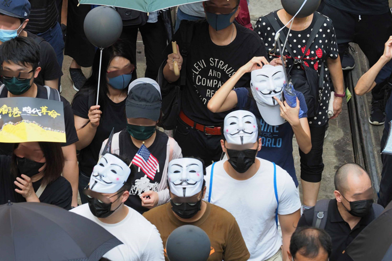 Hong Kong Activists during protests