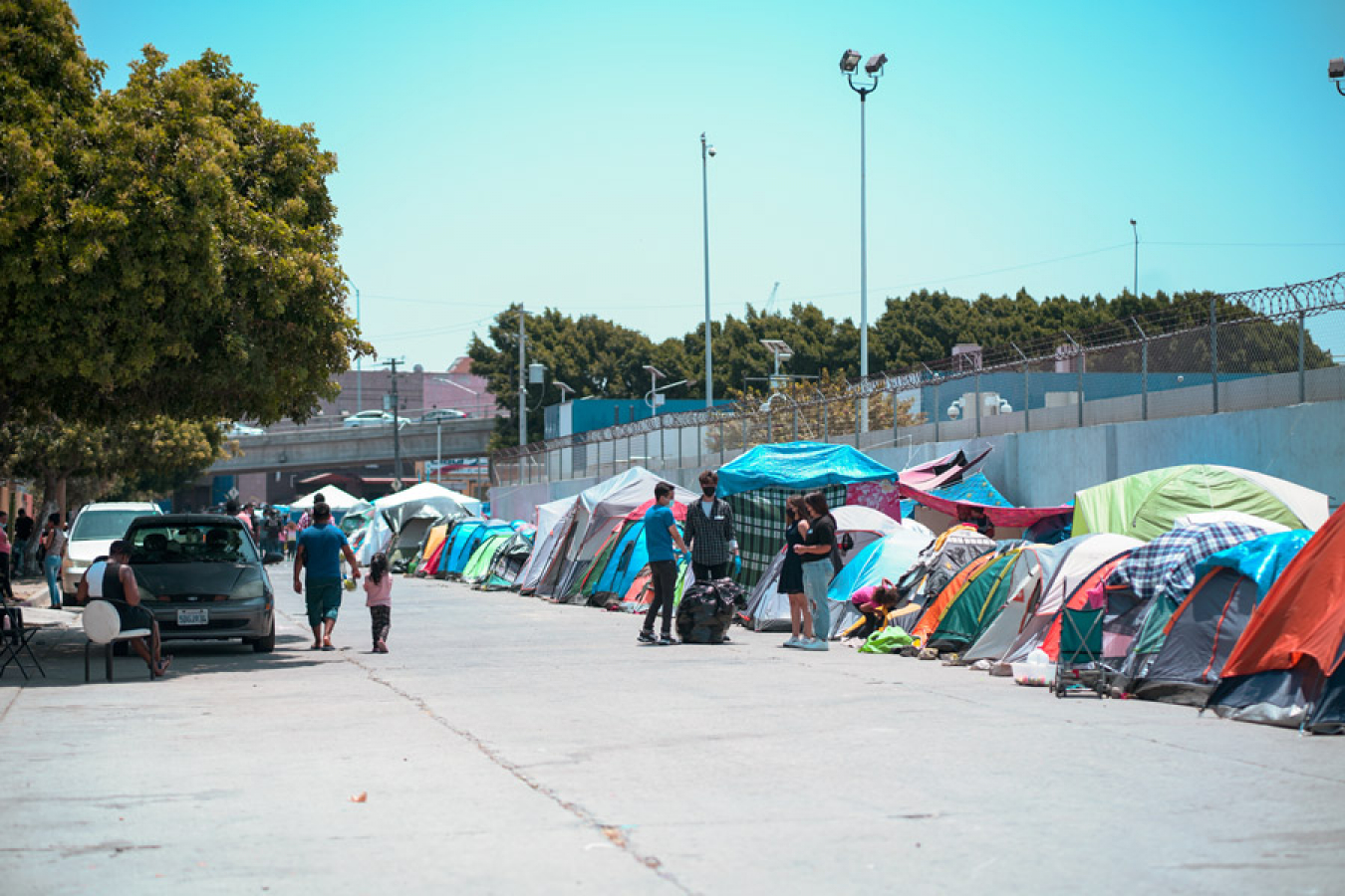 The largest ever US-bound migrant caravan has amassed in Chiapas, Mexico as migrants look to flee Central America.