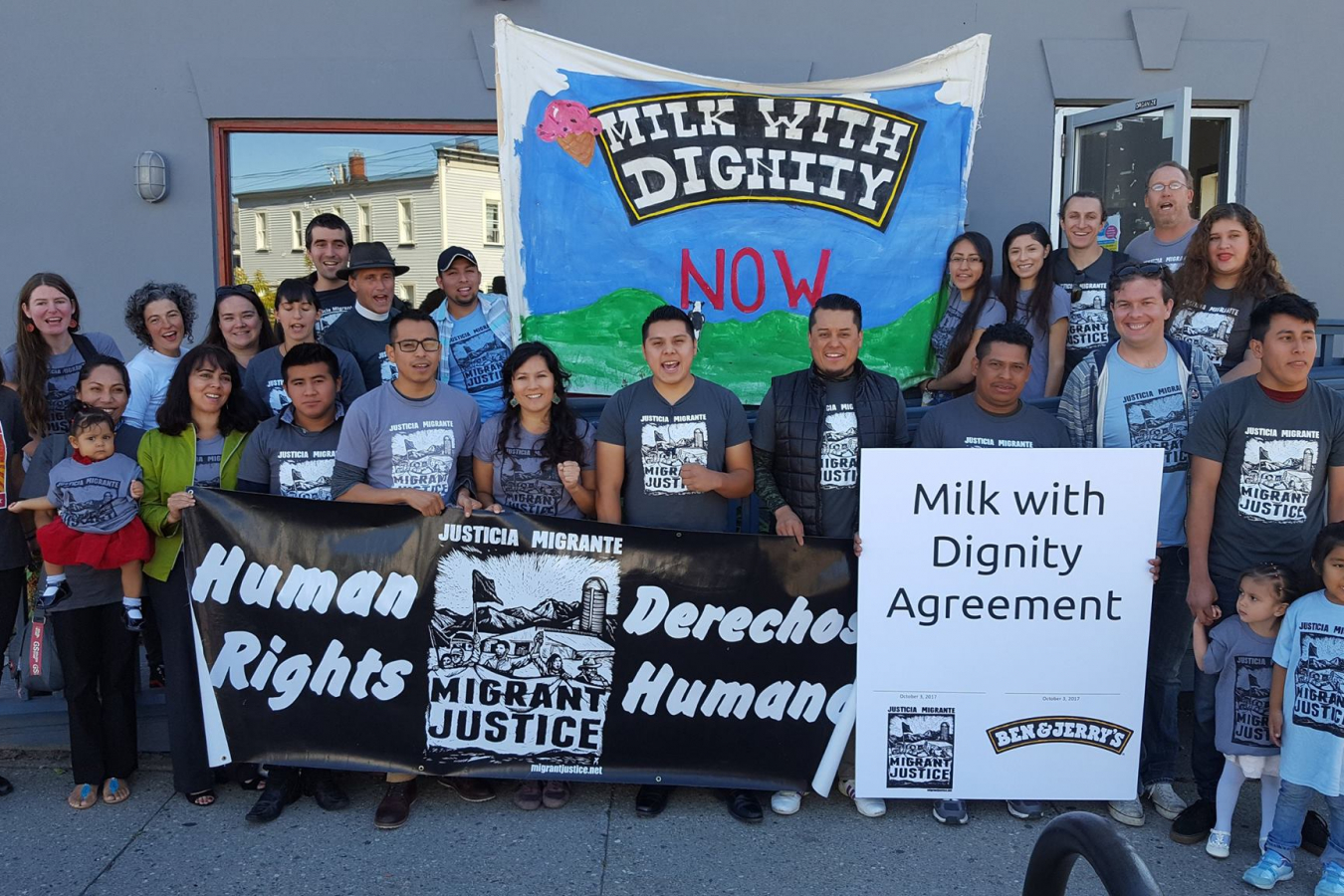 Ben and Jerry's signs Milk with Dignity 3 October 2017