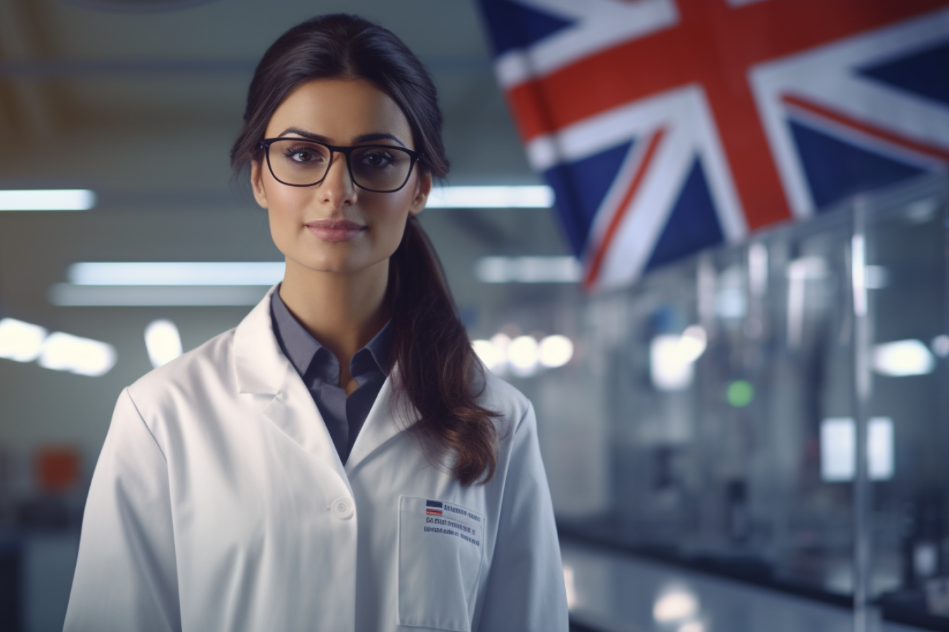 Half Latvian half Bangladeshi chemist in the UK AI Generated